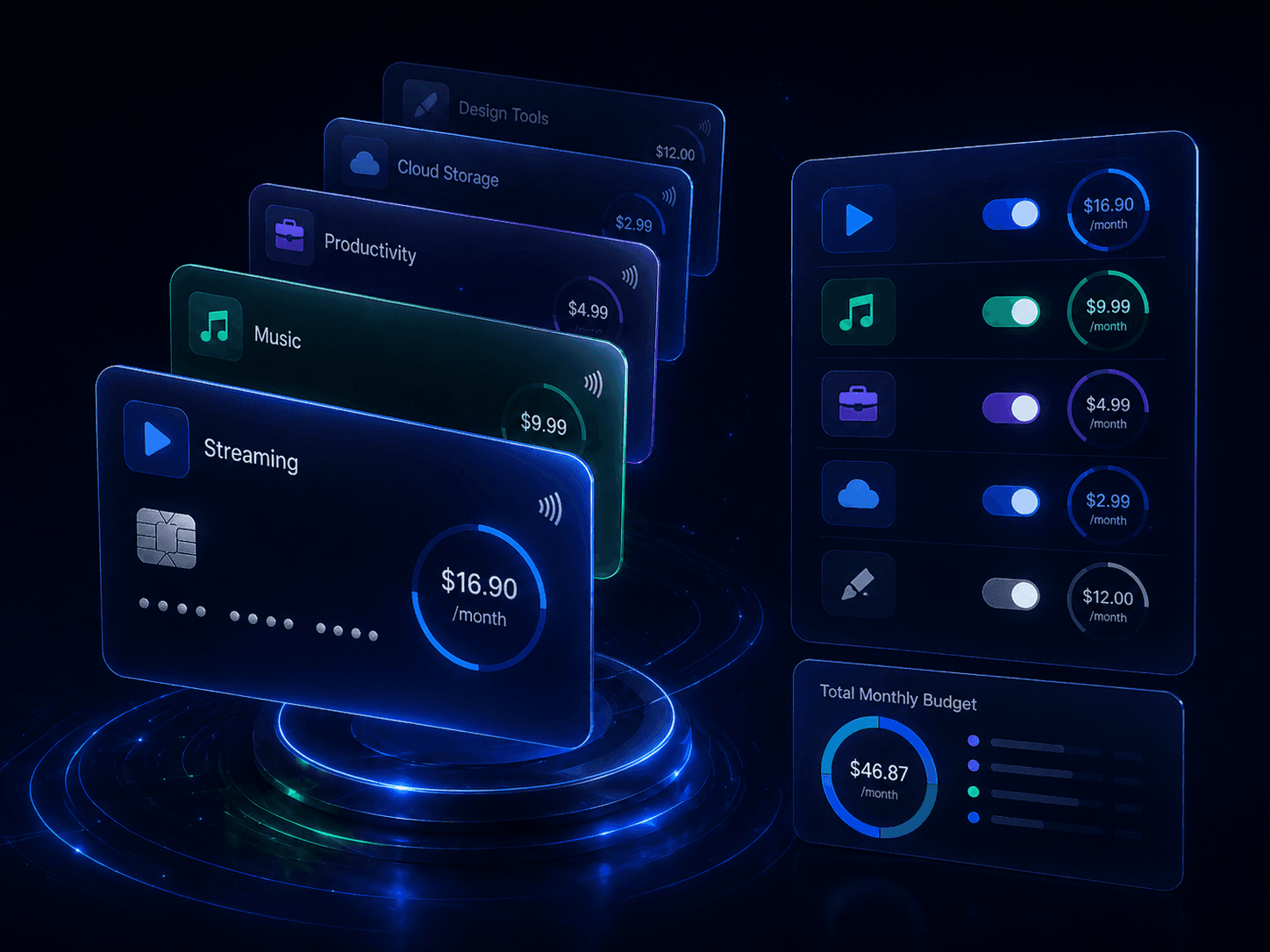 单独为订阅服务开卡